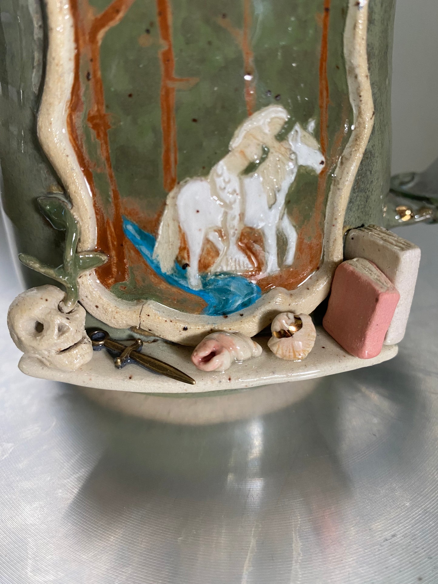 Siren Riding Kelpie Mug