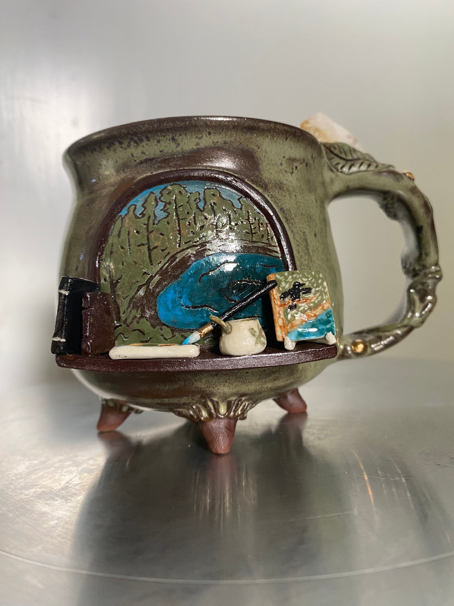 Watercolor Lake Mug