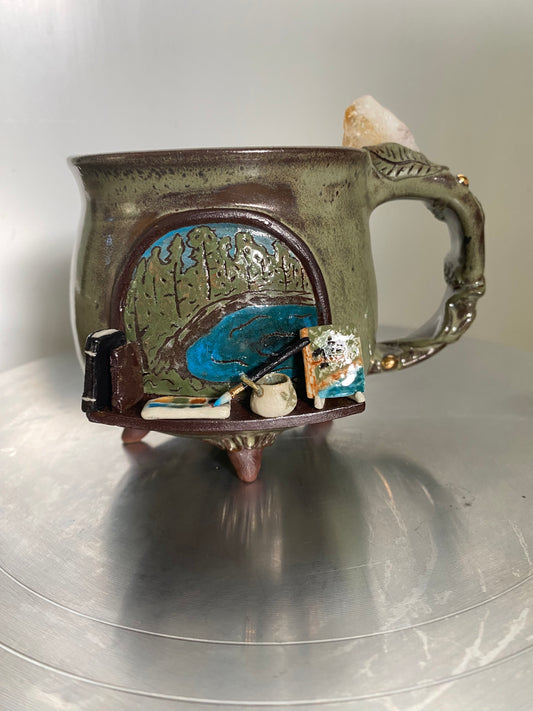 Watercolor Lake Mug