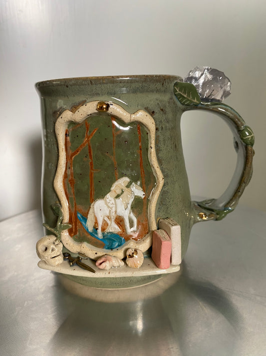 Siren Riding Kelpie Mug