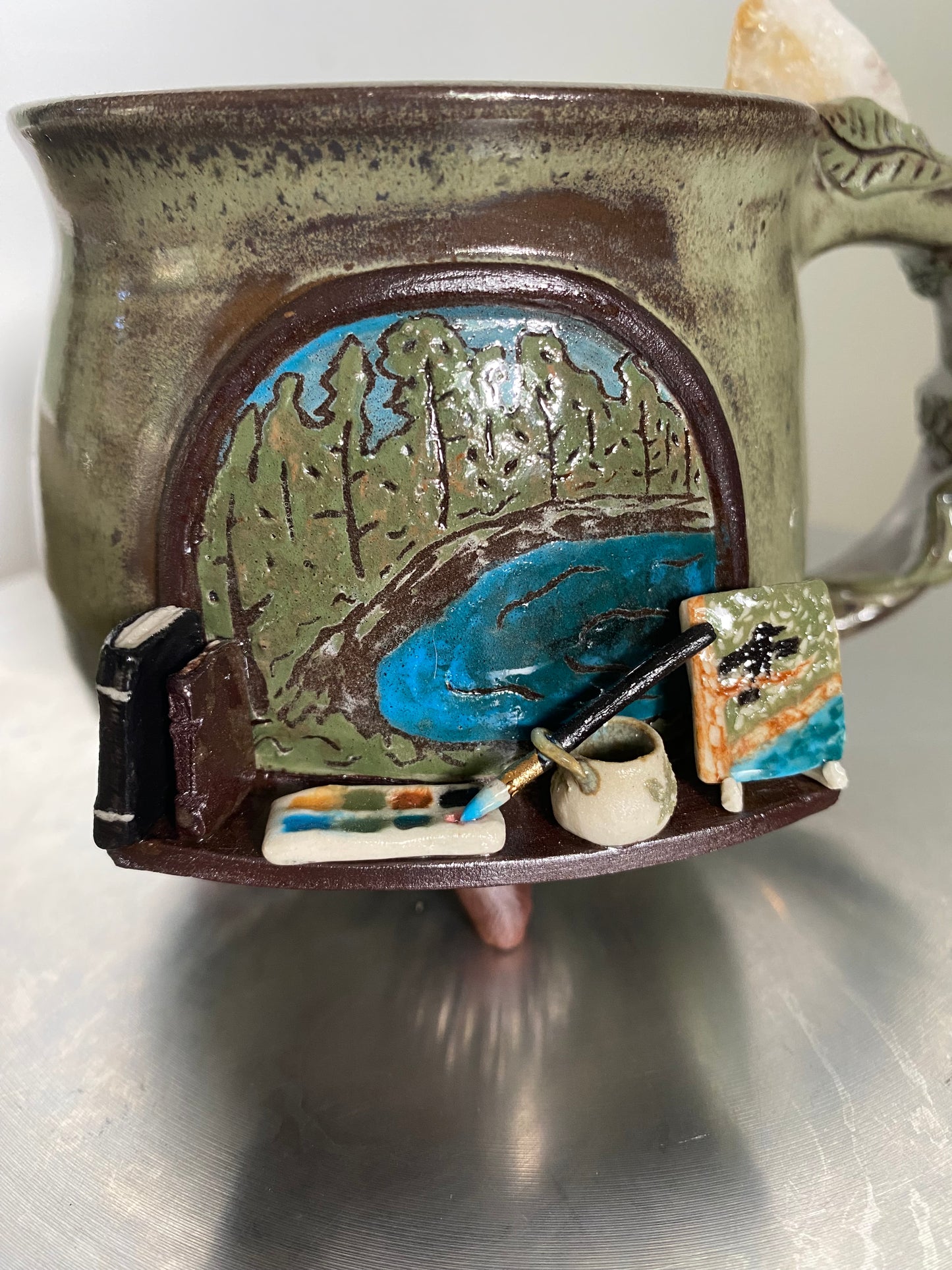Watercolor Lake Mug