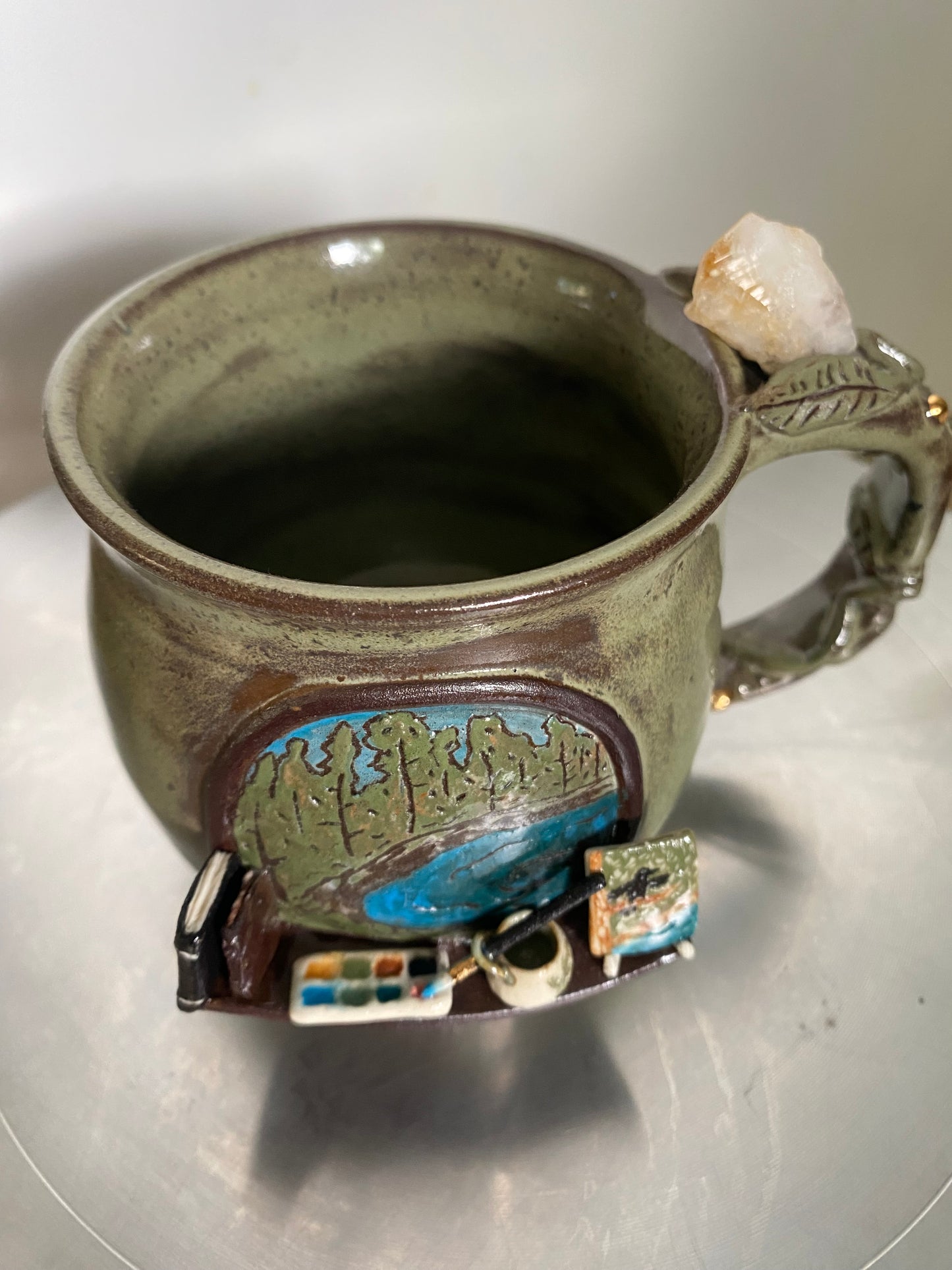 Watercolor Lake Mug